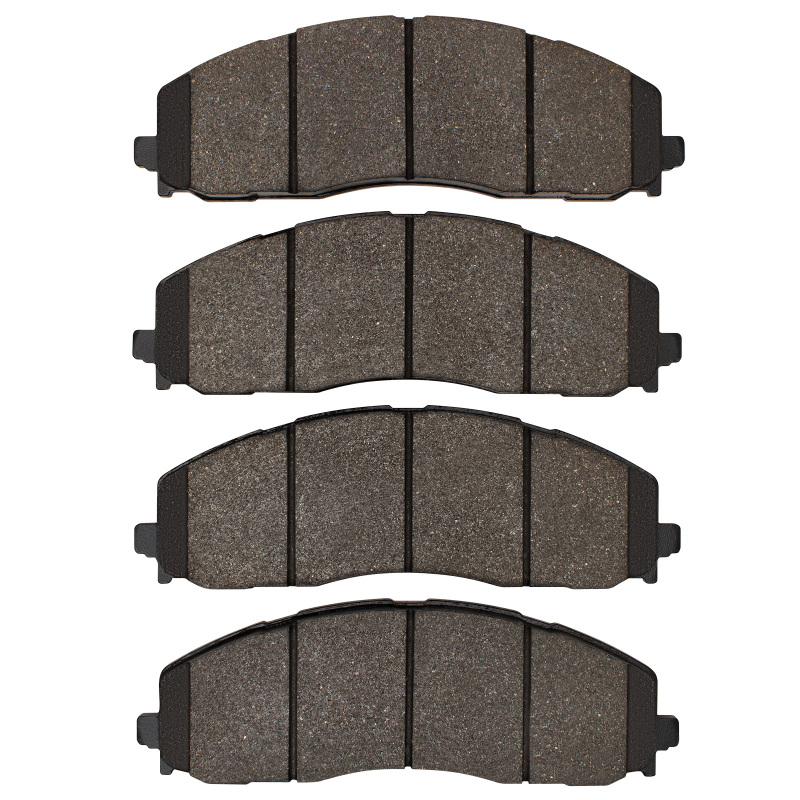 Ford F-350 Super Duty Brake Kit - Front - R1 Concepts - Heavy Duty Pads + DFC Geoperformance Rotors-Drilled & Slotted - `11-`25